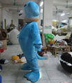 blue dog mascot Costume adult puppy mascot custom