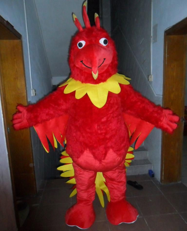 adult phoenix mascot costume