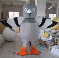 grey pigeon mascot costume adult pigeon costume