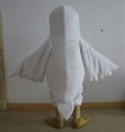 adult pigeon dove mascot costume