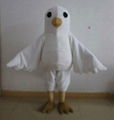 adult pigeon dove mascot costume