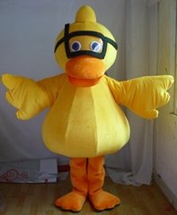 yellow duck mascot costume adult duck costume