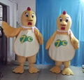 adult chicken mascot costume