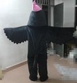 black bird mascot costume adult