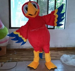 adult parrot mascot costume