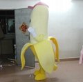 adult banana mascot costume