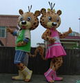 adult cheetah mascot costume