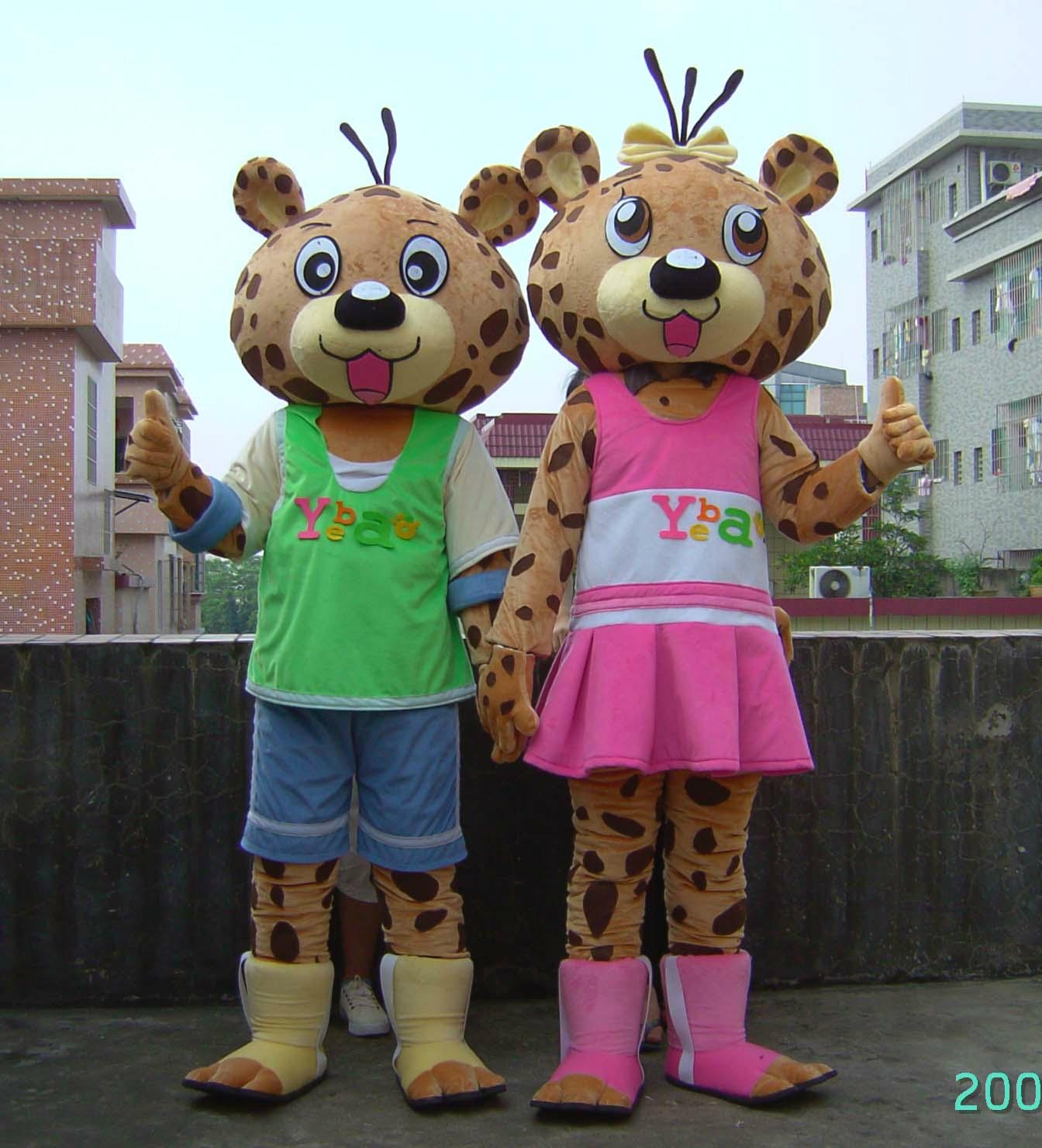 adult cheetah mascot costume sm 451 (China Manufacturer) Theatrical