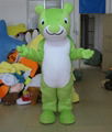 adult squirrel costume mascot green