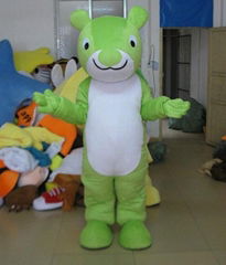 adult squirrel costume mascot green squirrel costume