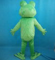 frog mascot costume adult green frog costume