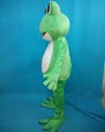 frog mascot costume adult green frog costume