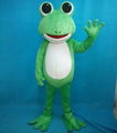 frog mascot costume adult green frog costume