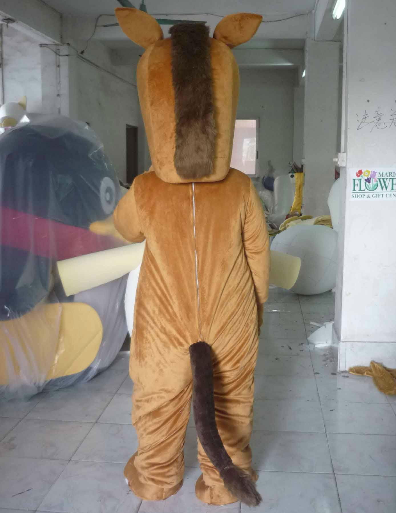 horse mascot costume adult horse costume 2