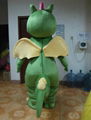 green dragon mascot costume adult