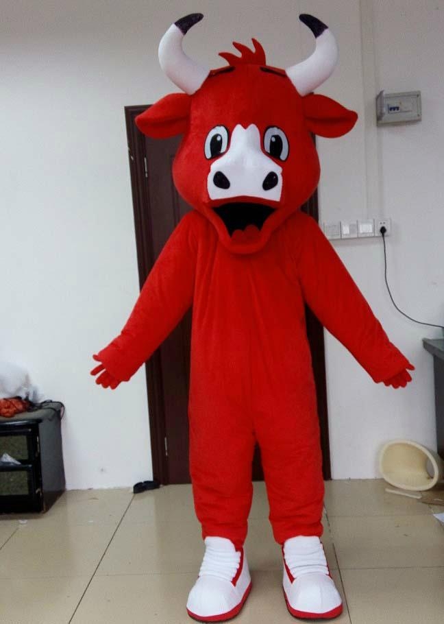 red bull mascot costume