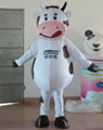 cow mascot costume adult cow mascot