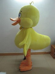 adult yellow duck mascot costume