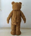 brown bear mascot costume adult bear costume