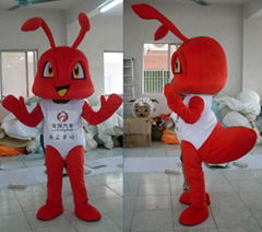 red ant mascot costume adult ant mascot