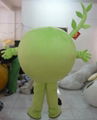 green bean mascot costume