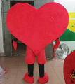 red heart mascot costume for adult