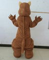 adult squirrel mascot costume