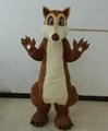 adult squirrel mascot costume