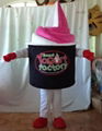 frozen yogurt mascot costume