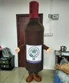 wine bottle mascot costume custom wine