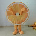 adult orange mascot costume orange costume