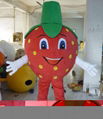 red strawberry mascot costume adult strawberry costume