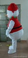 adult snowman mascot costume