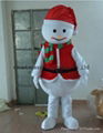 adult snowman mascot costume