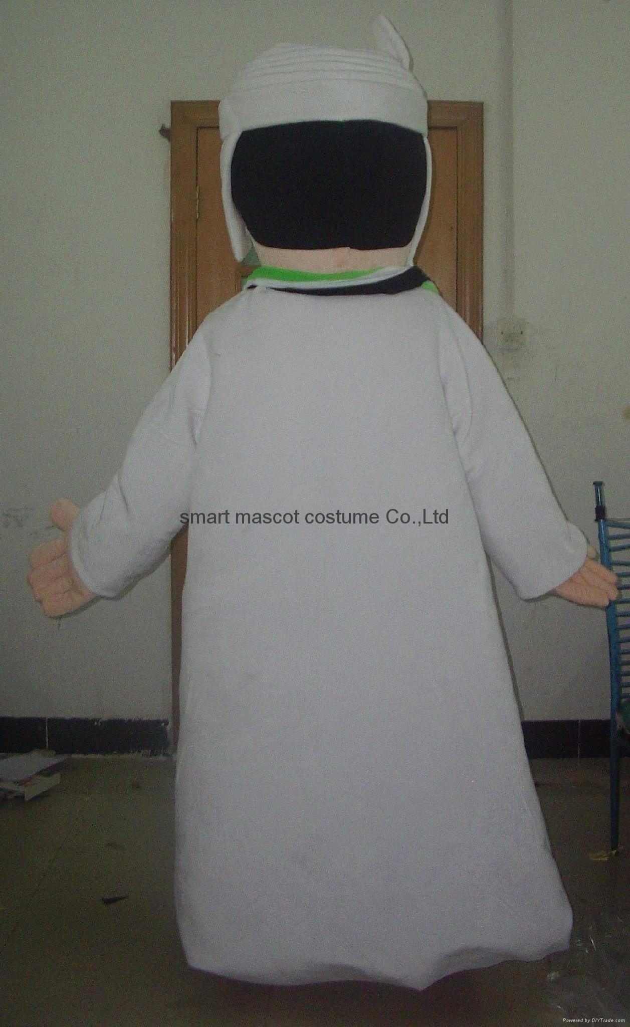Arabic boy mascot costume for adult