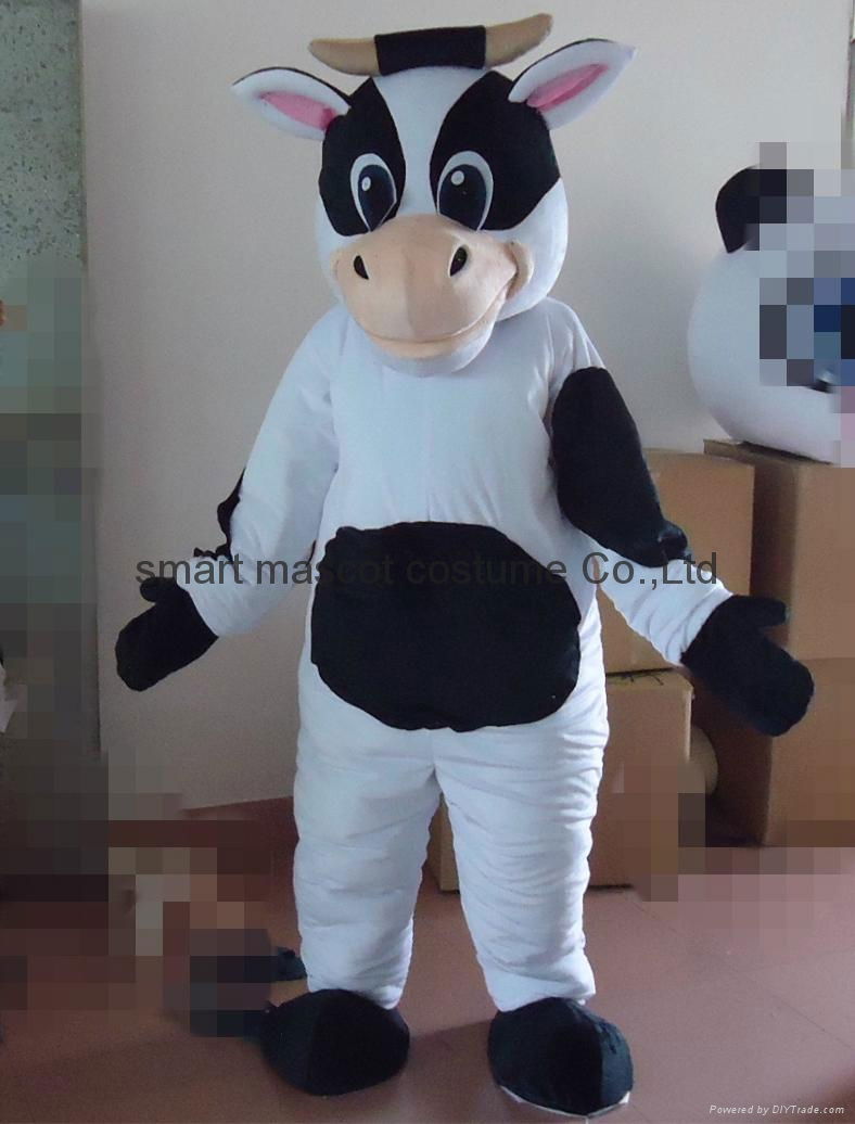 adult milkcow mascot costume