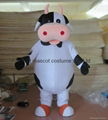 adult milk cow mascot costume