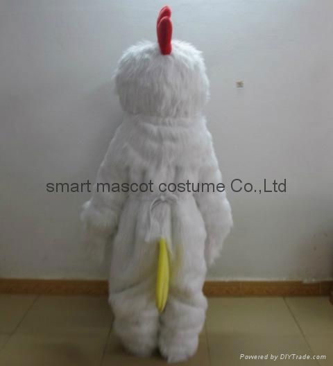 adult chicken mascot costume