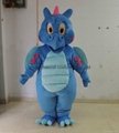 adult blue dragon mascot costume dragon costume