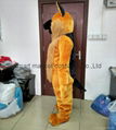 wolf mascot costume