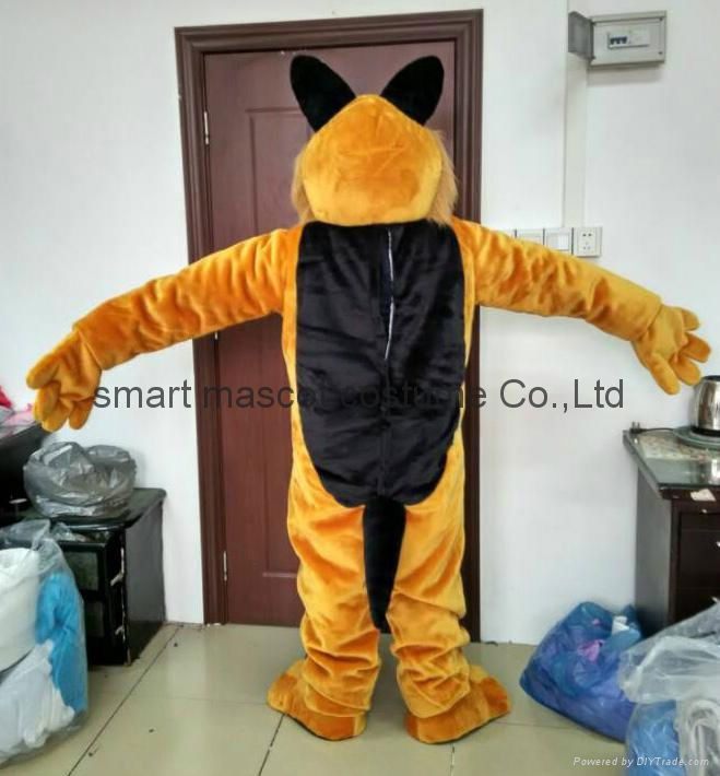 wolf mascot costume