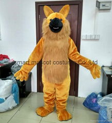 wolf mascot costume