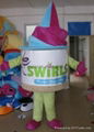 frozen yogurt mascot costume custom mascots