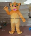 little baby lion mascot costume