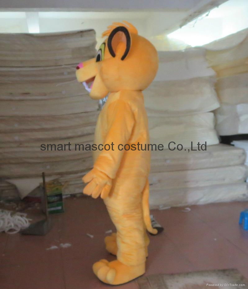 little baby lion mascot costume  2