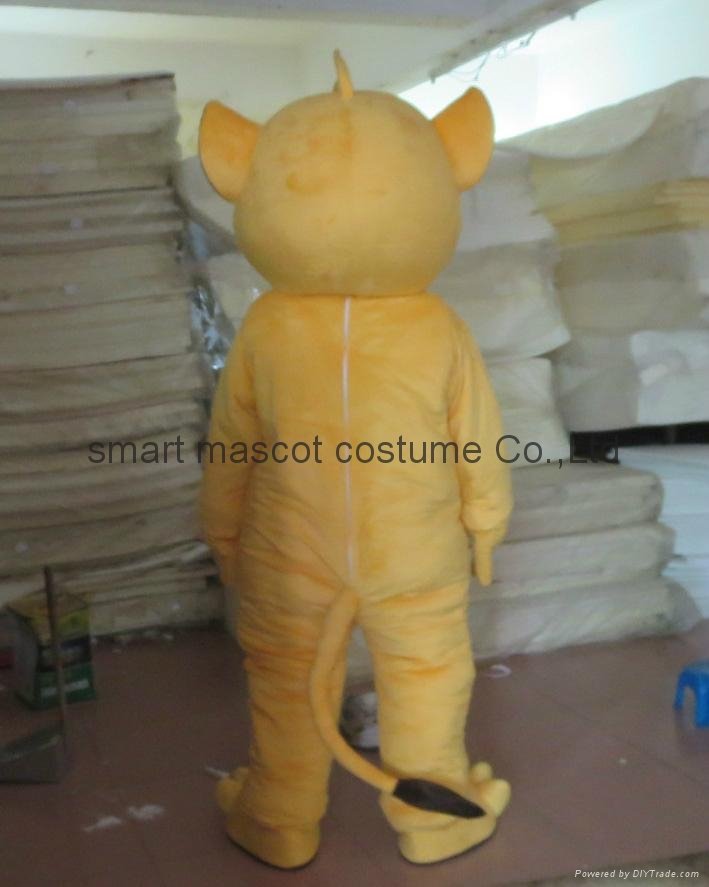 little baby lion mascot costume  3