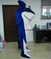 shark mascot costume adult shark costume