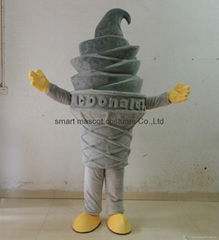 custom ice cream mascot costume for advertising