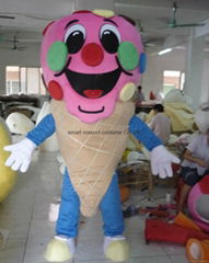 ice cream mascot costume custom