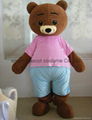 teddy bear mascot costume adult teddy